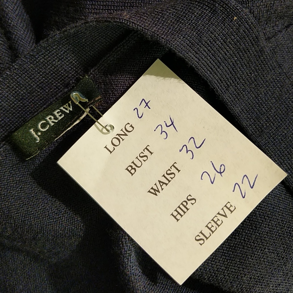 J. Crew Knit Sequin Button Up Duster Cardigan Xs - image 3